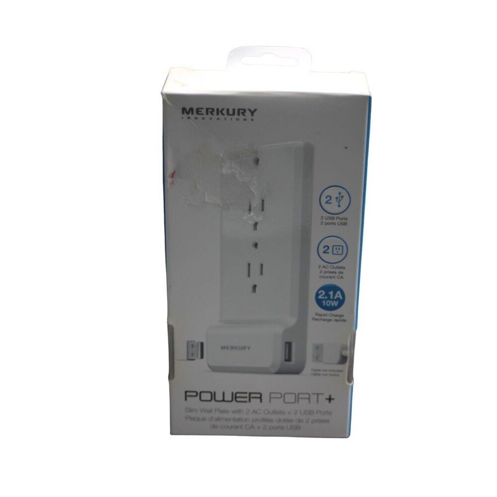 MERCURY POWER PORT+ WALL PLATE